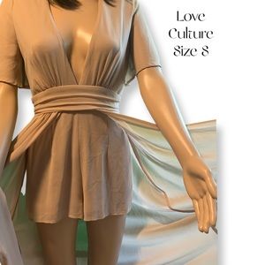 Love Culture Dressy Romper, Size S
